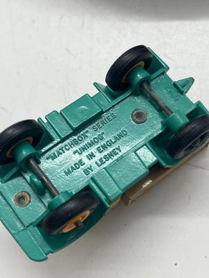 LOT 137: Vintage Lesney Matchbox Vehicles - "Unimog", Mercedes Trailer and More