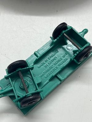 LOT 137: Vintage Lesney Matchbox Vehicles - "Unimog", Mercedes Trailer and More