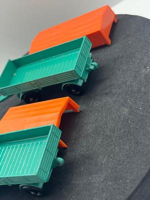 LOT 137: Vintage Lesney Matchbox Vehicles - "Unimog", Mercedes Trailer and More