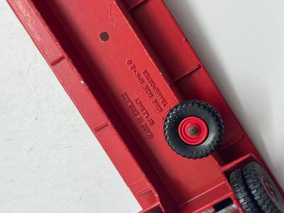 LOT 140: Vintage Lesney Matchbox King Size Vehicles - Ford Tractor, Transporter and Articulated Horse Van