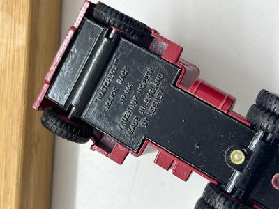 LOT 143: Vintage Lesney Matchbox King Size Vehicles - Claas Combine Harvester, Fruehauf Hopper and More