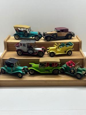 LOT 145: Vintage Lesney "Models of Yesteryear" - 1911 Maxwell Roadster, 1912 Simplex, 1911 Renault, 1912 Rolls Royce, 1904...