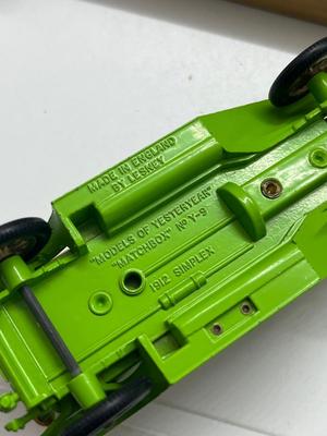 LOT 145: Vintage Lesney "Models of Yesteryear" - 1911 Maxwell Roadster, 1912 Simplex, 1911 Renault, 1912 Rolls Royce, 1904...