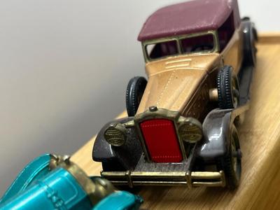 LOT 145: Vintage Lesney "Models of Yesteryear" - 1911 Maxwell Roadster, 1912 Simplex, 1911 Renault, 1912 Rolls Royce, 1904...