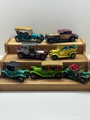 LOT 145: Vintage Lesney "Models of Yesteryear" - 1911 Maxwell Roadster, 1912 Simplex, 1911 Renault, 1912 Rolls Royce, 1904...