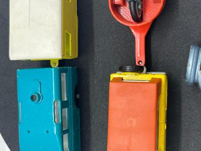 LOT 147: Vintage Lesney Matchbox Vehicles - Field Car, Trailer Caravan, Land Rover Safari and More