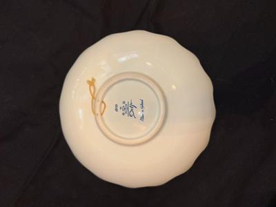 Delft Scalloped Blue and White Bowl