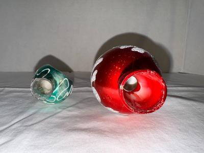 Vintage Tree Toppers Red and Green