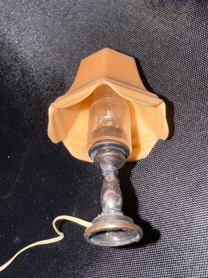 Electrified Lamp - 2.25 " Vintage Miniature Dollhouse Furniture 1:12 Scale