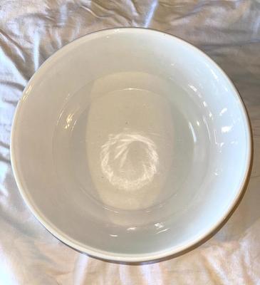 English Ironstone Pitcher and Deep Bowl Excellent Condition