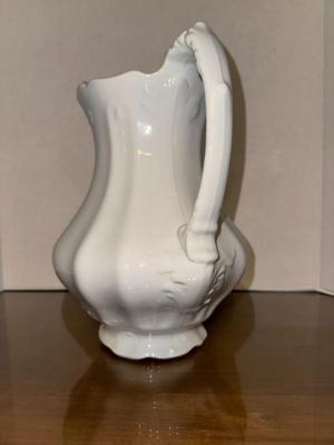 English Ironstone Pitcher and Deep Bowl Excellent Condition