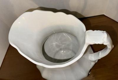 English Ironstone Pitcher and Deep Bowl Excellent Condition