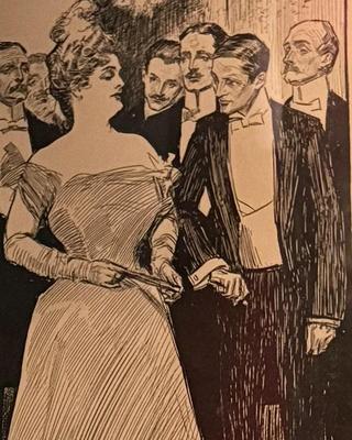 Antique Framed Chicago American Art Supplement April 1, 1906