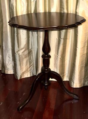 Antique Scalloped Table