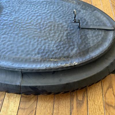 Metal Bird Bath Side Table (LR-BM)