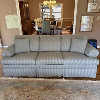 Two Ethan Allen Three Seat Sofas (LR-BM)