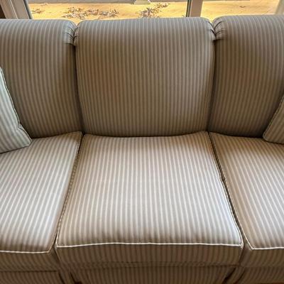Two Ethan Allen Three Seat Sofas (LR-BM)