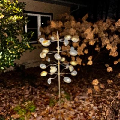 Sale Photo Thumbnail #1067: Outdoor Metal  "Spoons" Spinner Yard Decoration