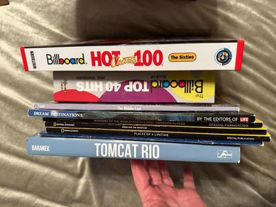 Sale Photo Thumbnail #1097: Mix of Random Books - Travel, Billboard Top, Life, Nat Geo.