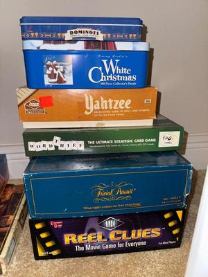 Lot of 6 Vintage Board Games
