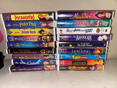 18 Disney Children’s VHS Movies Lot 1