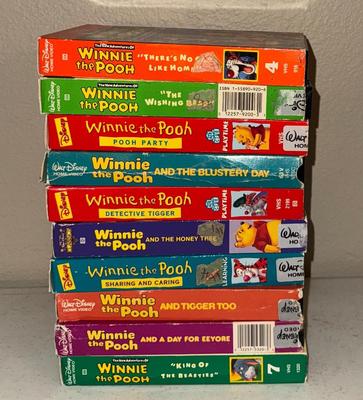 Winnie the Pooh VHS tapes