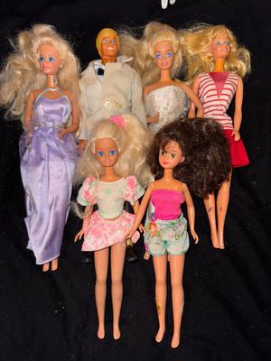 Lot of 6 Super Star Barbie Era