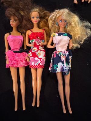 Lot of 7 Super Star Barbie Era