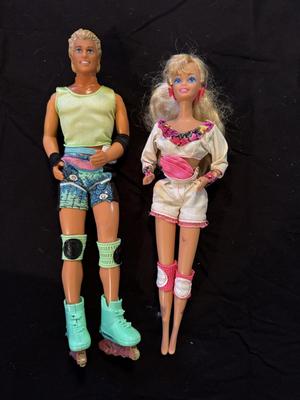 Skater Ken and Barbie