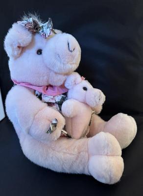 Large Pink Pig & Piglet