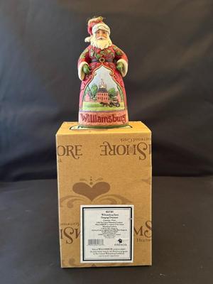 Jim Shore Williamsburg Santa Hanging Ornament