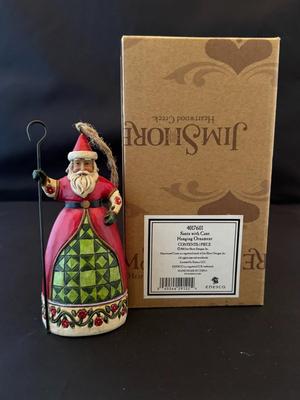 Jim Shore Santa with Cane Hanging Ornament