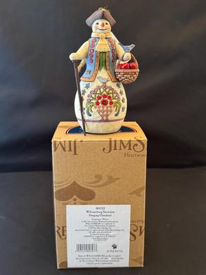 Jim Shore Williamsburg Snowman Hanging Ornament