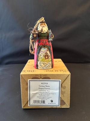Jim Shore German Santa Hanging Ornament
