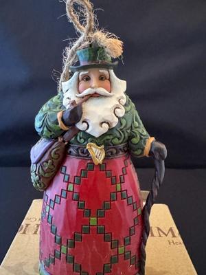 Jim Shore Irish Santa Hanging Ornament