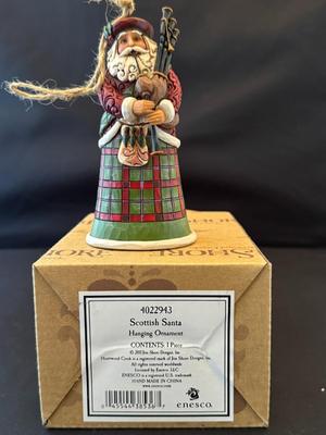 Jim Shore Irish Santa Hanging Ornament