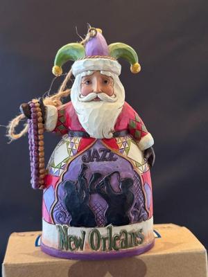 Jim Shore New Orleans Santa Hanging Ornament