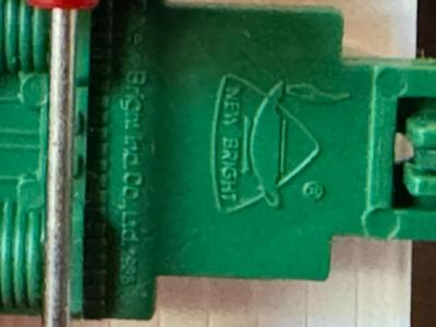 1986 New Bright Train Pump Car Disney Snow White Dwarves