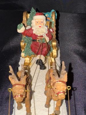 Thomas Nast Santa In Sleigh Box Included