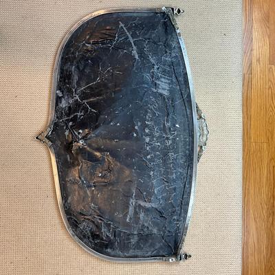 K199 Art Deco Silverplated Wall Mirror