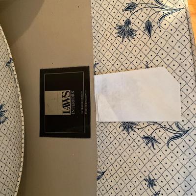 A206 Lauws Interior Deisgn Upholstered Chair & Ottoman