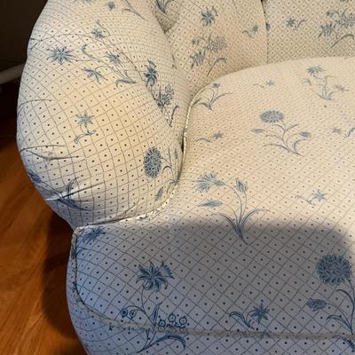 A206 Lauws Interior Deisgn Upholstered Chair & Ottoman