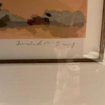 A213 Signed & Numbered Lithograph "Summer Afternoon" By Fredrich McDuff #144/285