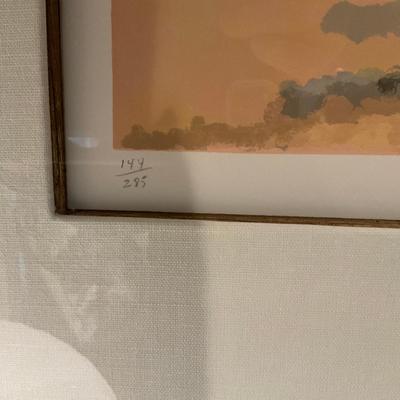 A213 Signed & Numbered Lithograph "Summer Afternoon" By Fredrich McDuff #144/285