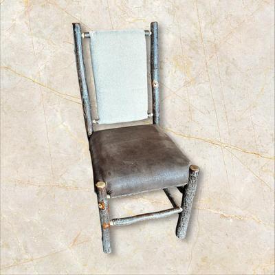 42" Round Rustic Farmhouse Table with Two Hickory Farmhouse style Chairs