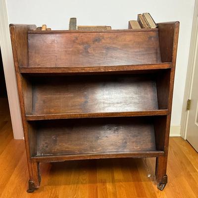 B222 Antique Oak/Mahogany Barrister Bookcase