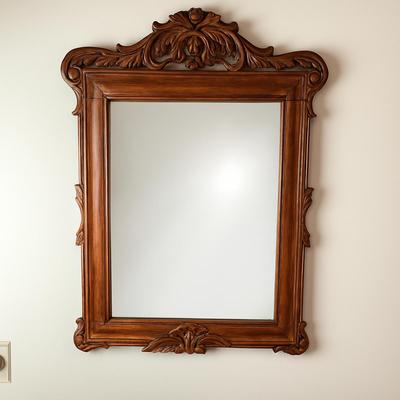 B228 French Country Wooden Wall Mirror