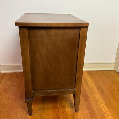 B232 Vintage French Provincial Nightstand Single Drawer