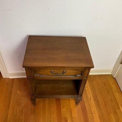 B232 Vintage French Provincial Nightstand Single Drawer