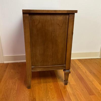 B232 Vintage French Provincial Nightstand Single Drawer